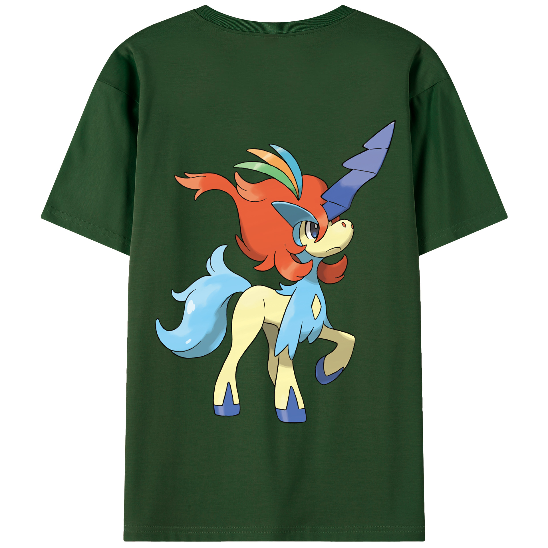 （画像用） ポケットモンスター Pokémon 綿100％半袖Tシャツ（背面プリント）